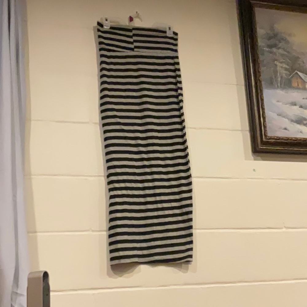 Stripped Maxi Skirt